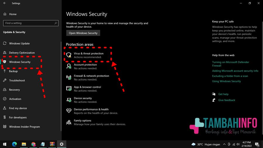 Cara Mematikan windows defender