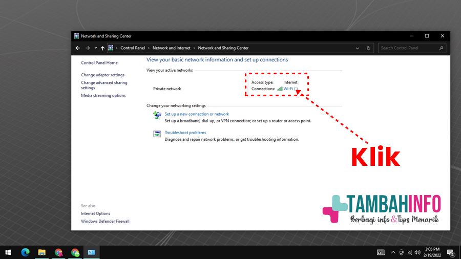 Cara melihat password wifi di windows 10