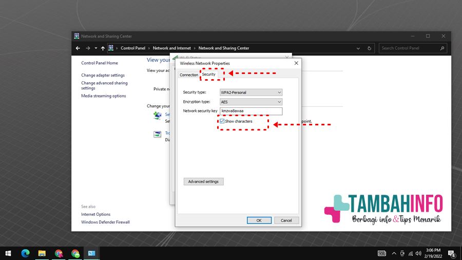 Cara melihat password wifi di windows 10