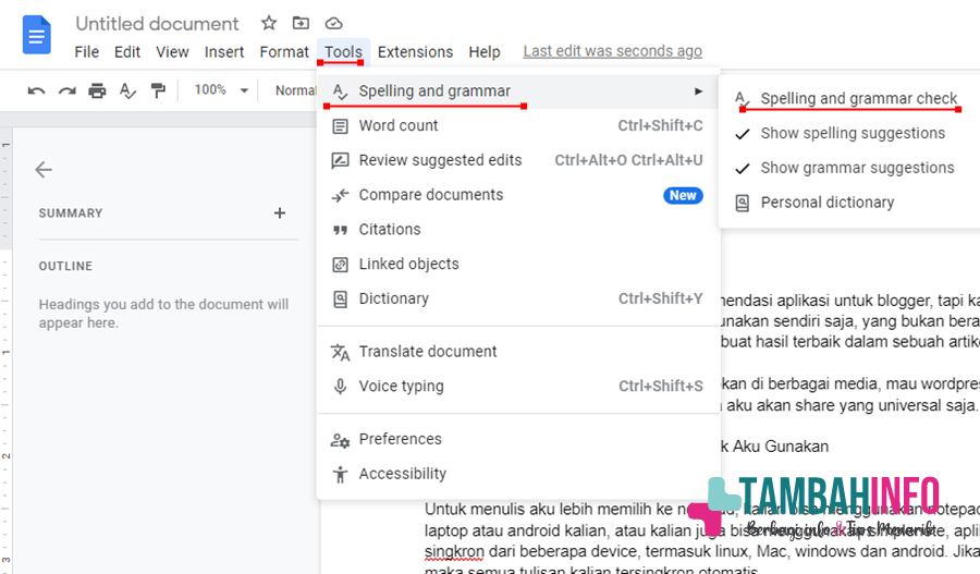 Google doc