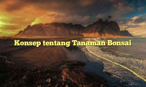 Konsep tentang Tanaman Bonsai